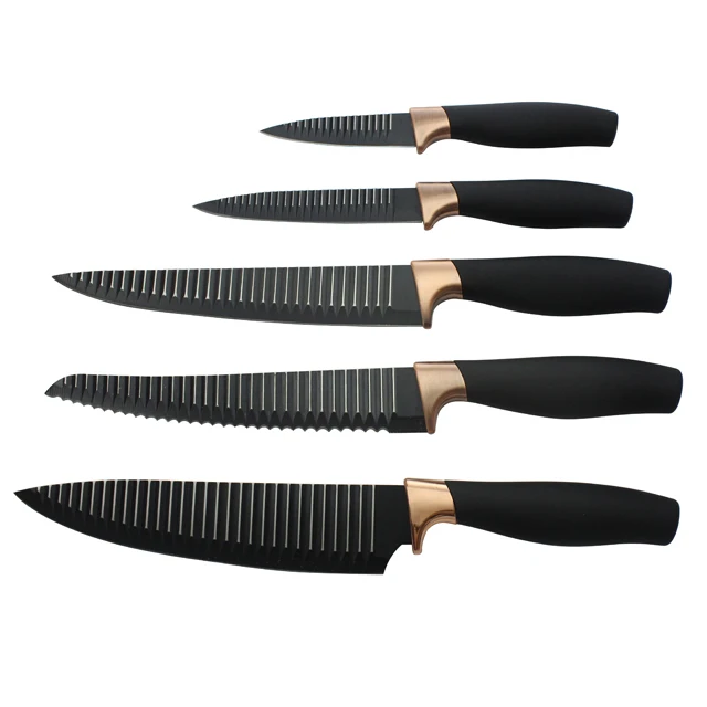 Special Design 5pcs Stainless Steel Non Stick Kitchen Knife Set
