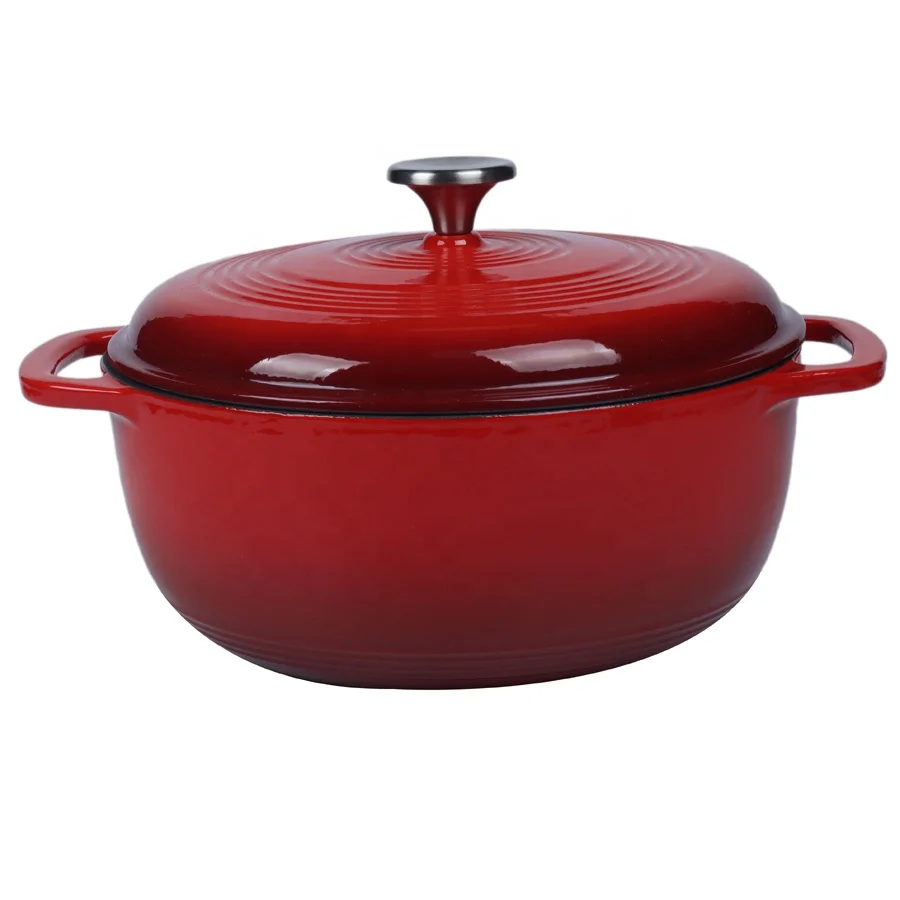 Big Non Sticky Enamel Cooking Pot Set Casserole Small Large Non-stick Cookware Cast Iron Hot Pots To Keep Food Warm