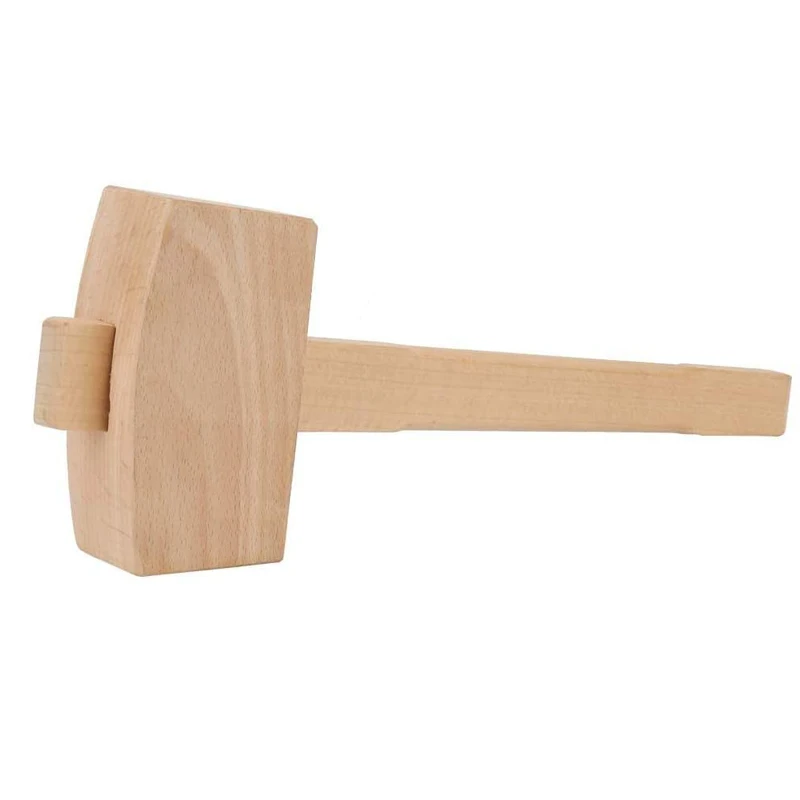 Wholesale Custom Hot Sales Manual Beating Woodworking Tool  Beech Wooden Mallet Hammer