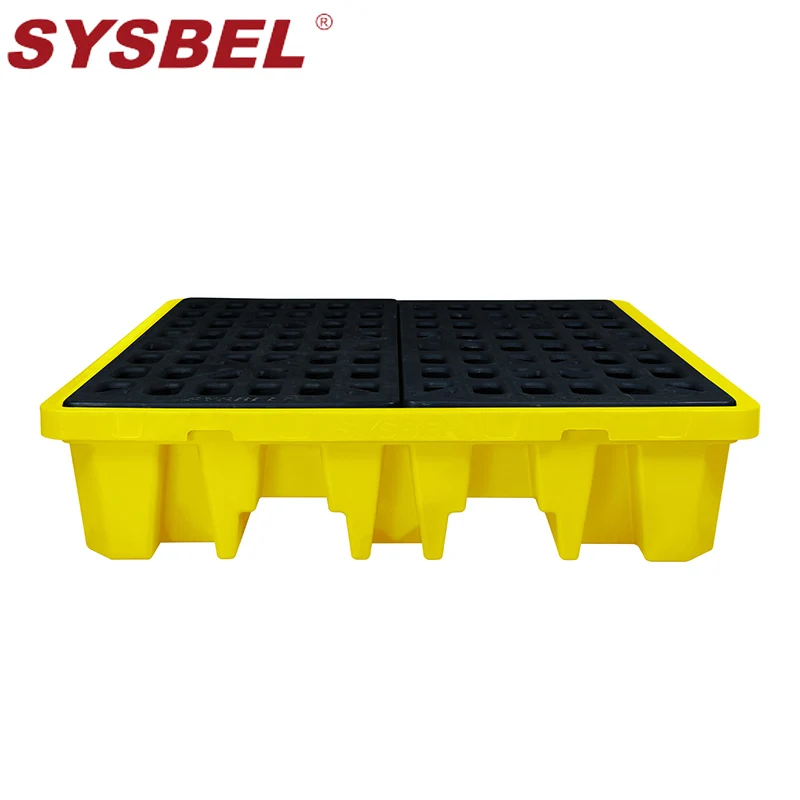 SYSBEL Factory Supplier Good Quality Drum Storage Secondary Containment Pallet Poly Spill Pallets