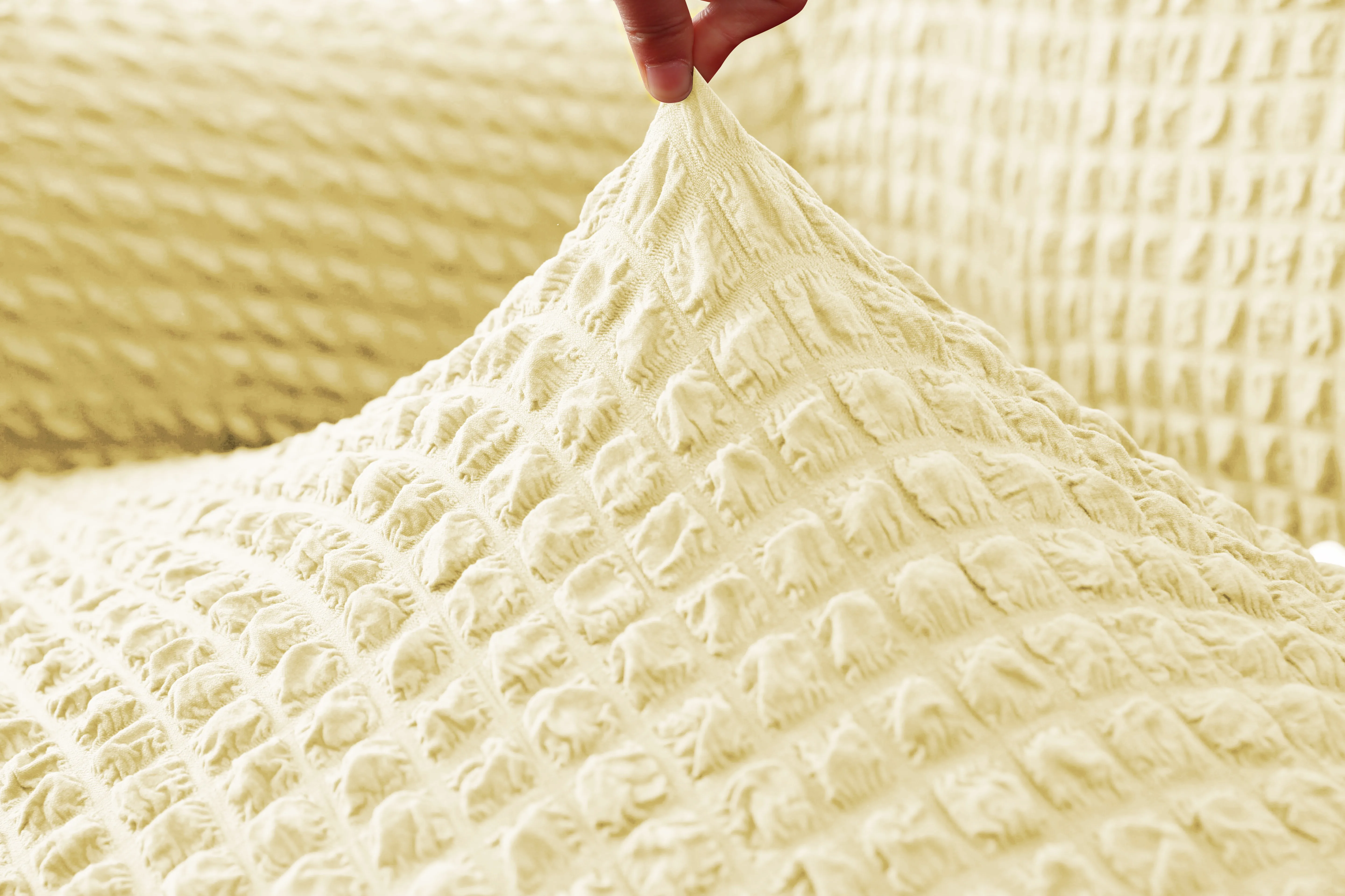 Amazon Supplierwholesale seersucker sofa coversoft sofa cover high stretchsofa covers