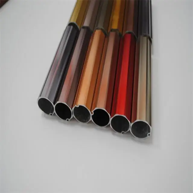 6 inch 7075 round pipe for curtain curtains tube 28mm aluminum tubes