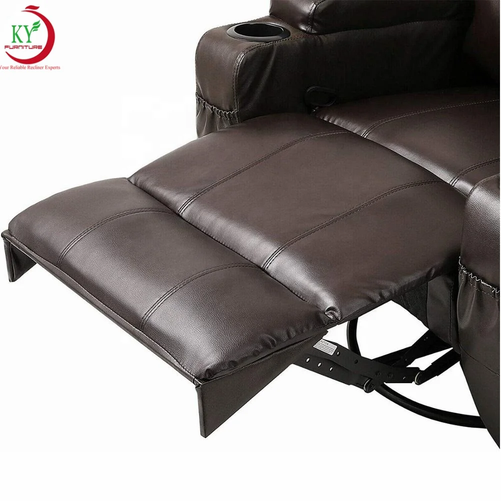 JKY Furniture Ergonomic Lounge 360 Degree Swivel Manual Recliner Chair on Sale Synthetic Leather Leisure Chair Lift Chair Modern