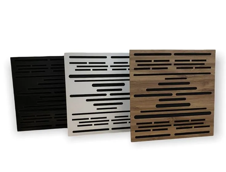 3d model design Custom Thick Wooden Decorative Anti Music Studio Art Modern Wave Wood Acoustic Diffuser