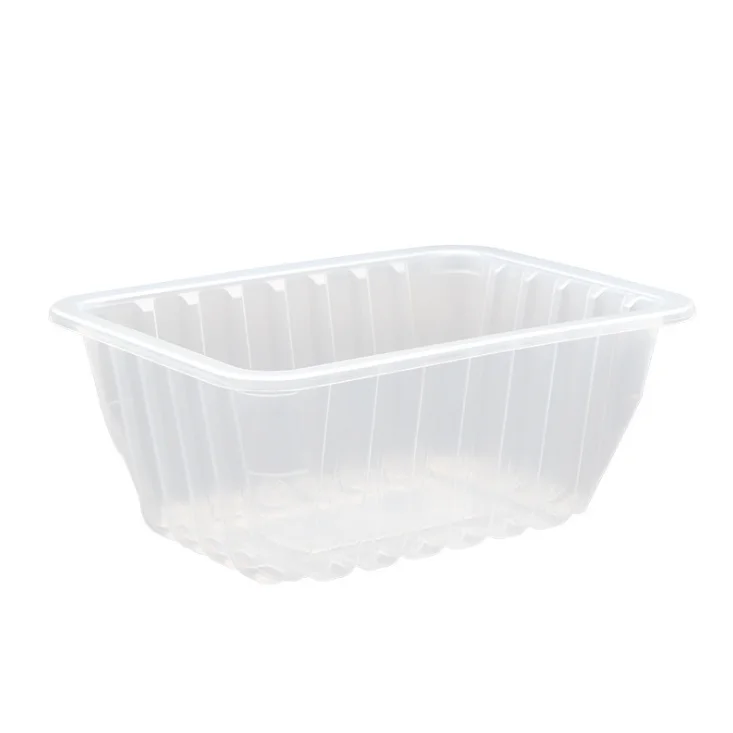 Пользовательский логотип, микробованые замороженные фрукты овощи мясо РПП/ПП поддоны для тарелок, упаковка, большой одноразовый блистерный пластиковый поднос для еды