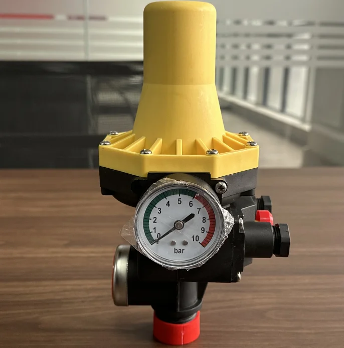 Automatic Pump Control Adjust pressure bar Press control Reset Electronic Pressure Switch Control