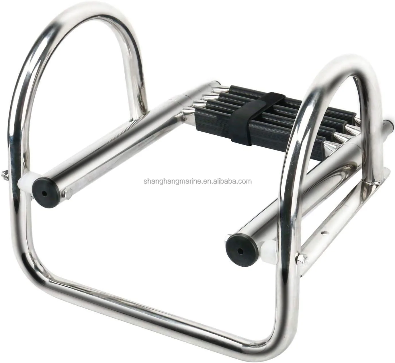 Shanghang Stainless Steel Telescoping 3/4 Steps  Marine Folding Adjustable Boat Swimming Dive Ladder