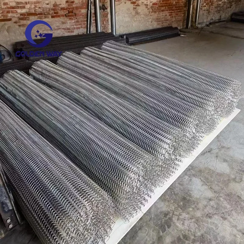 Customized Food Grade Stainless Steel Wire Rod Mesh Conveyor Belt Balanced Mesh Belt For Food Drying