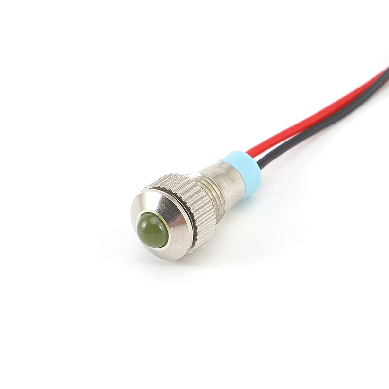 120v 8mm Warning Indicator Led Indicator Light For Bike