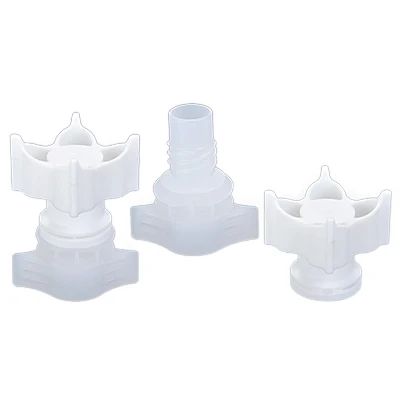 flexible plastic spout with silica gel stopper