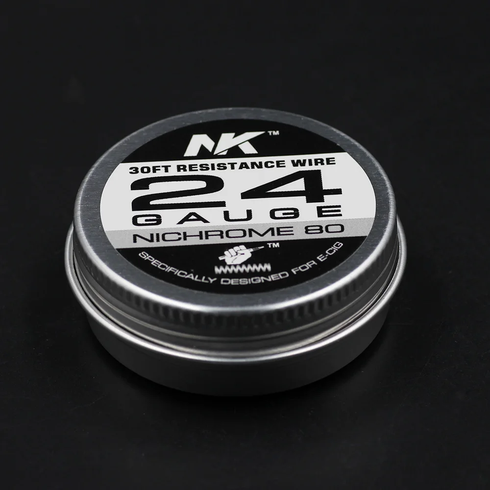 NK нихром 80 нагревательная проволочная сетка Ni80 24G электрическая катушка 30ft для rda rta vape mod
