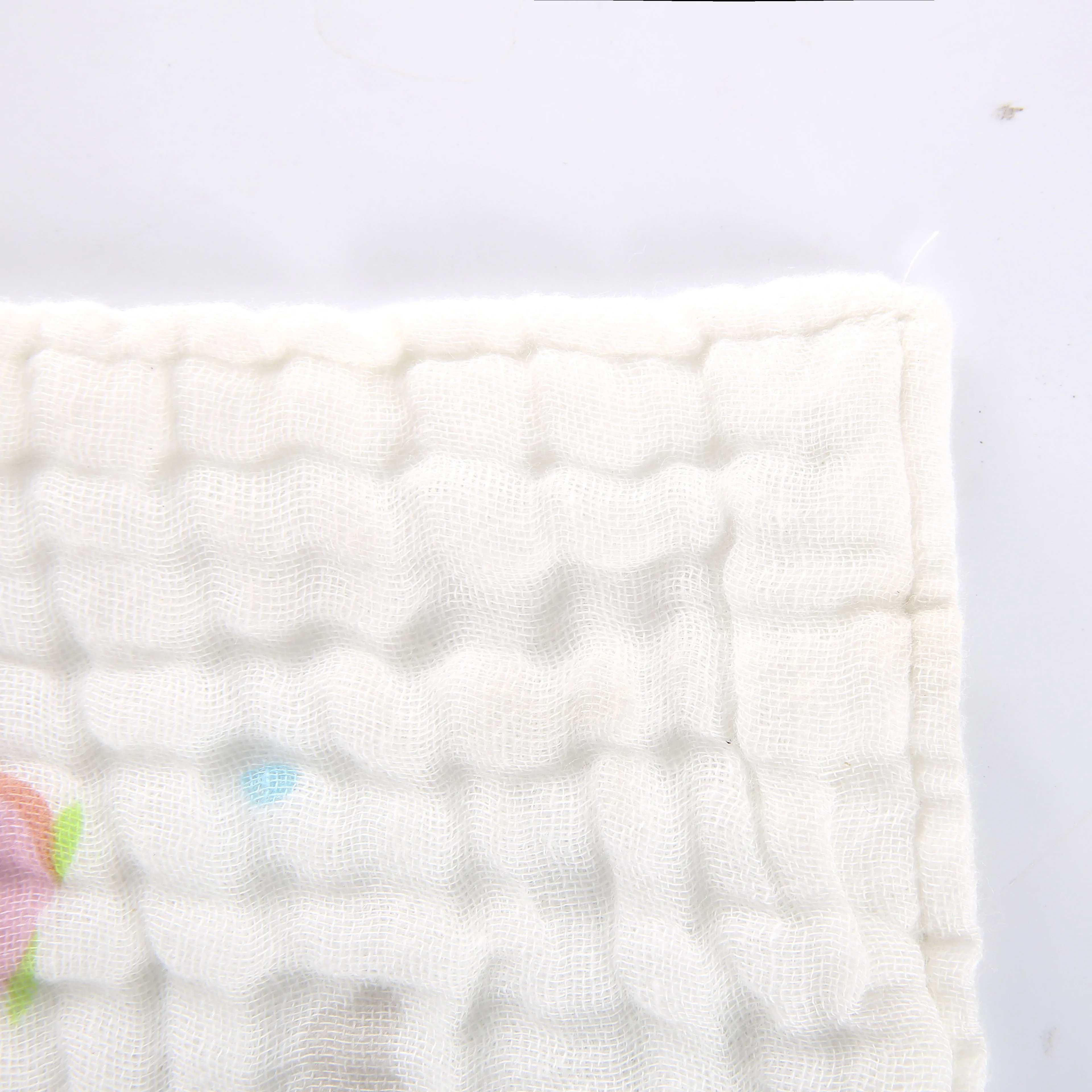 
100% cotton gauze muslin plain dyed baby blanket bib fabrics soft baby blanket fabric soft baby blanket fabric 