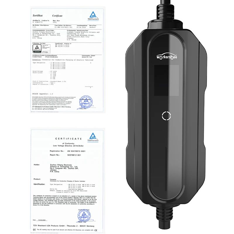  SAE j1772 NEMA черный кабель Тип 1 штекер портативный разъем настенное зарядное устройство