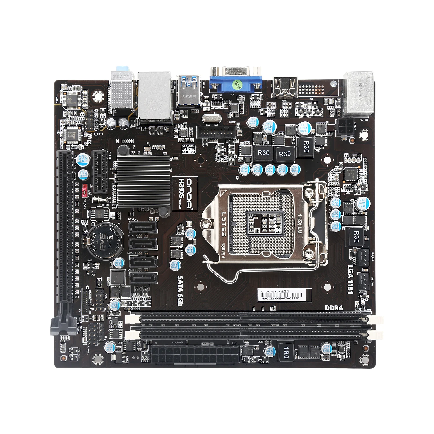 OEM factory 2*DDR4 Micro-ATX form support 8th/9th i3/i5/i7 core Processor motherboard h310 lga 1151 mainboard