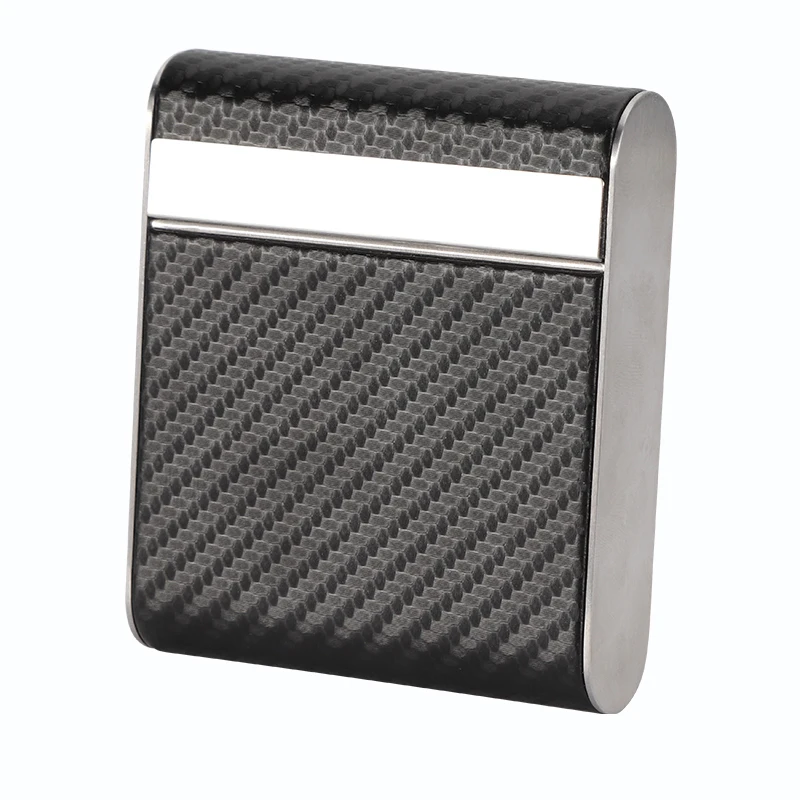 Wholesale Fashion Cowhide 20pcs Whole Package Metal Cigarette Case Smoking Accessories Custom Leather Cigarette Case