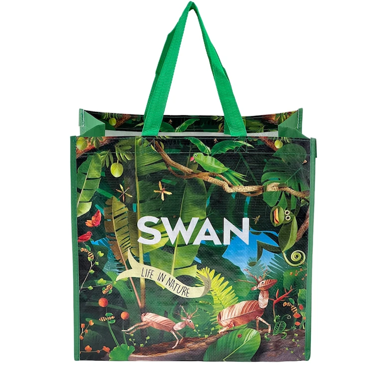 Personal Touch Custom Design PP PE Woven Bag with Small Strap