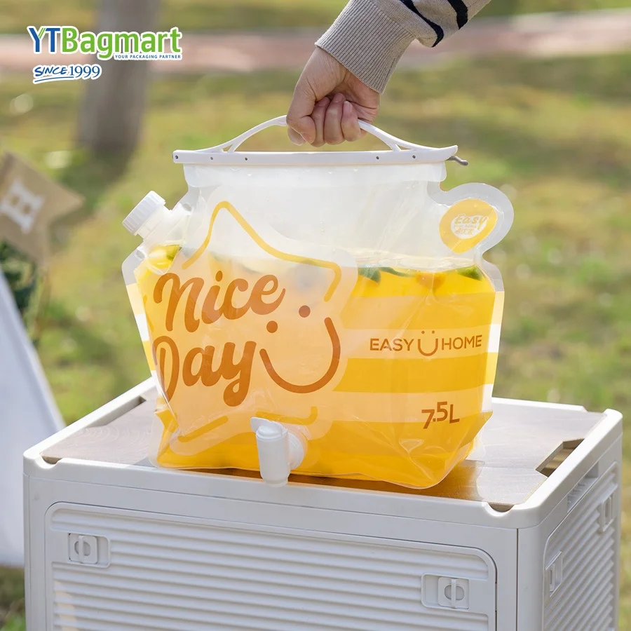 Outdoor Camping Accessories Picnic Plastic Water Storage Tank BPA Free Foldable Collapsible Water Container