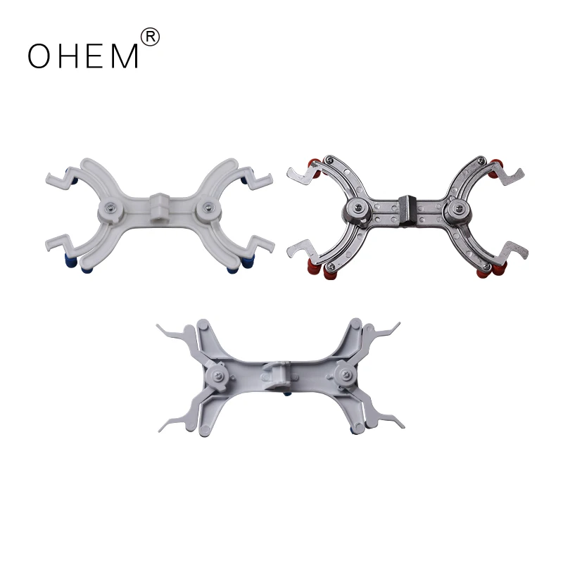 Lab Supplies White Plastic Corrosion resistant Burette fixing bracket burette clamp With Rotater