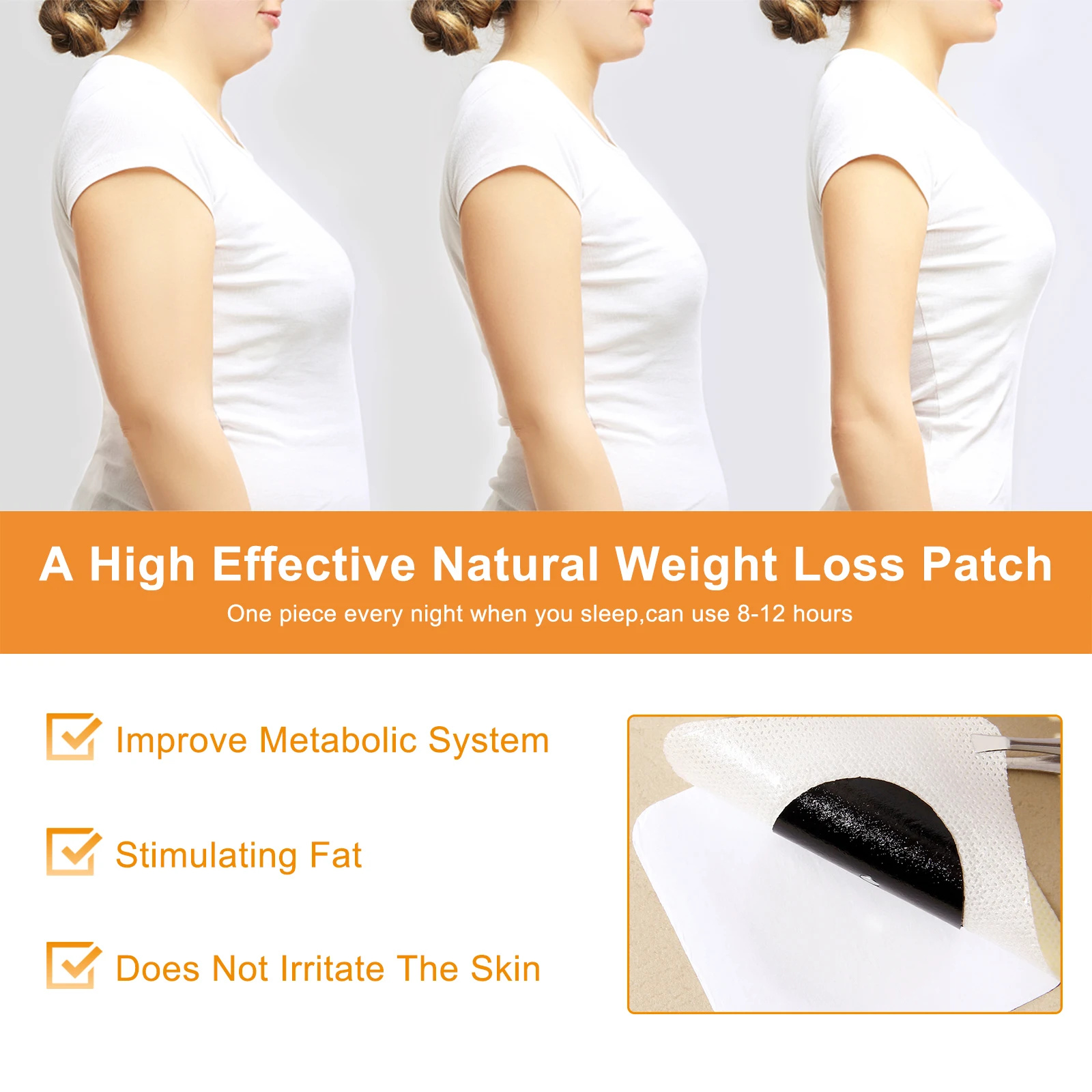 No Side Effects Slimming Patch Helps Get Rid of Excess Fat and Regain Confidence Precise Contouring for Perfect Curves