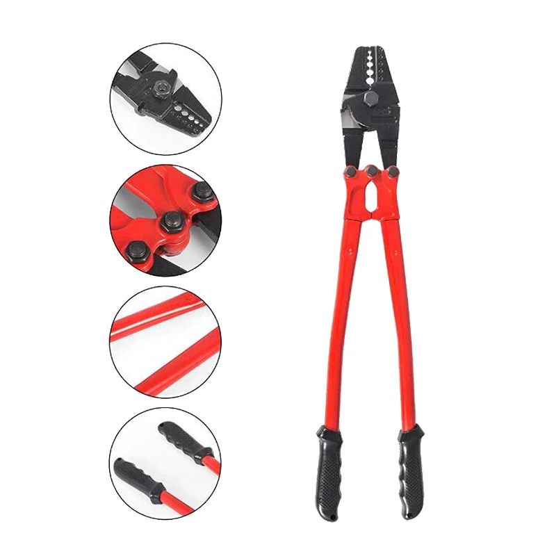 Swage Tool Long Hand manual Swager Crimper 14' Wire Rope crimping tool