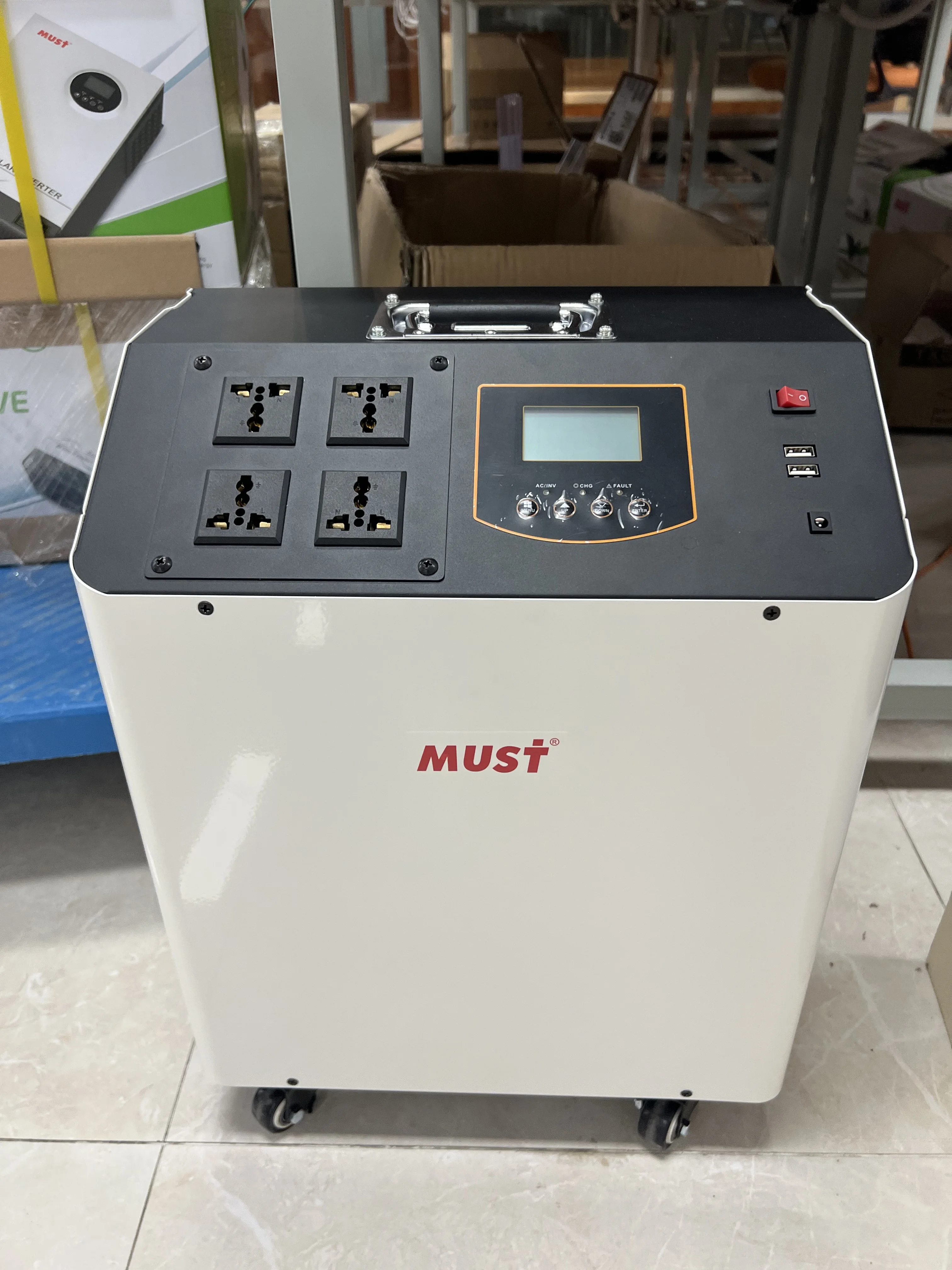 MUST HBP 18 SERIES 1kw 12vdc 2kw  24vdc 3kw 24vdc 60a mppt solar hybrid inverter