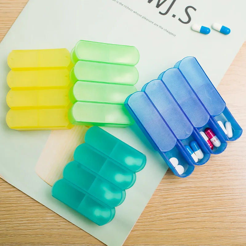 New product packing in a week light-proof portable pill box outdoor travel kit sub-pack portable medicine box storage box