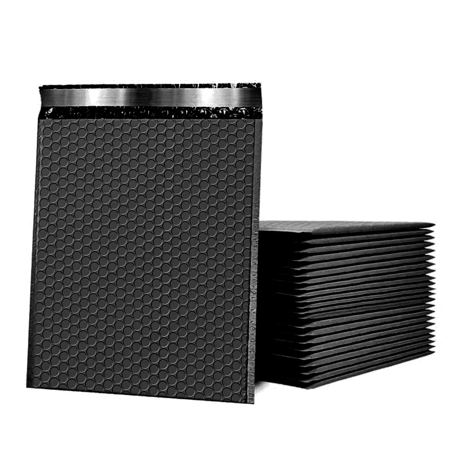 Rts 1 Carton Stock Sizes Waterproof Shipping Bags Padded Envelopes 18X23 Cm Bubble Mailer Matte Black