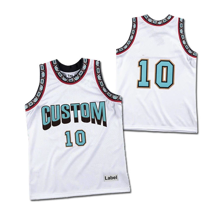 2022 Wholesale Custom Design Mesh Basketball Top Quality Uniform Latest Basketball Jersey