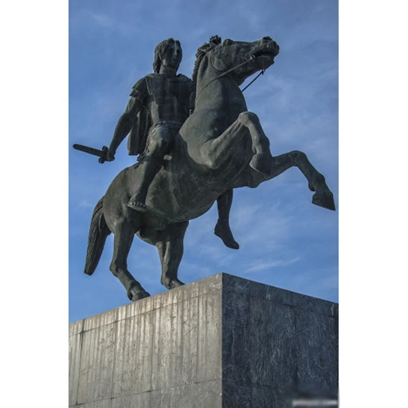 Home Decoration Life Size Alexander Bronze Casting Statue D&Z