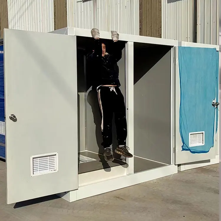 Outdoor toilet prefabricated public shower room convenient portable mobile toilet
