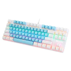 Best-Selling mechanical keyboard axis Tablet PC Notebook Home Office RGB Luminous Keyboard