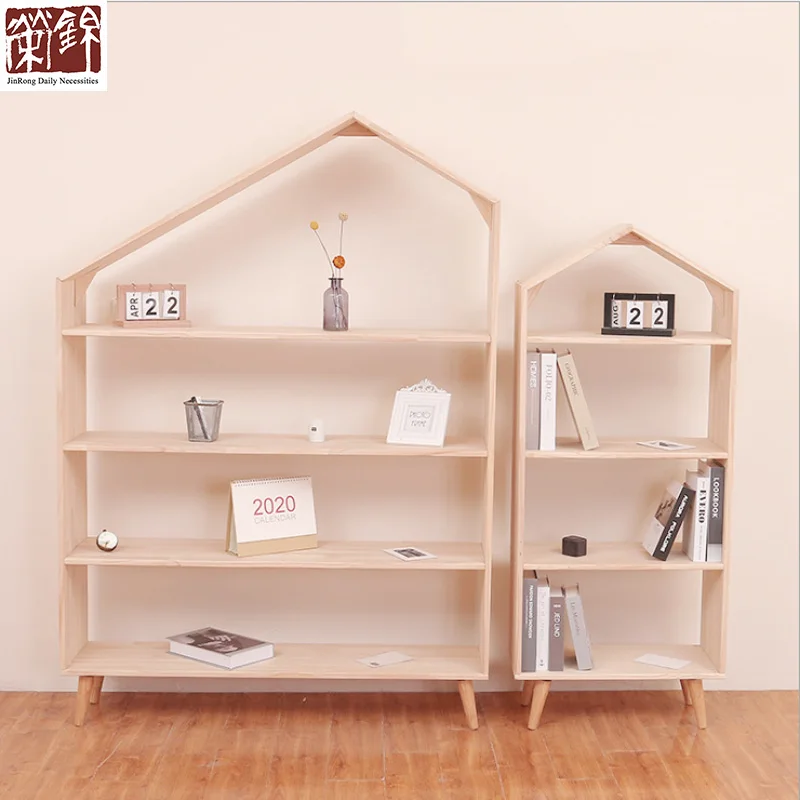 
Nordic Style Wooden Kids Bookshelf Scandinavian Wooden kids book cabinet 