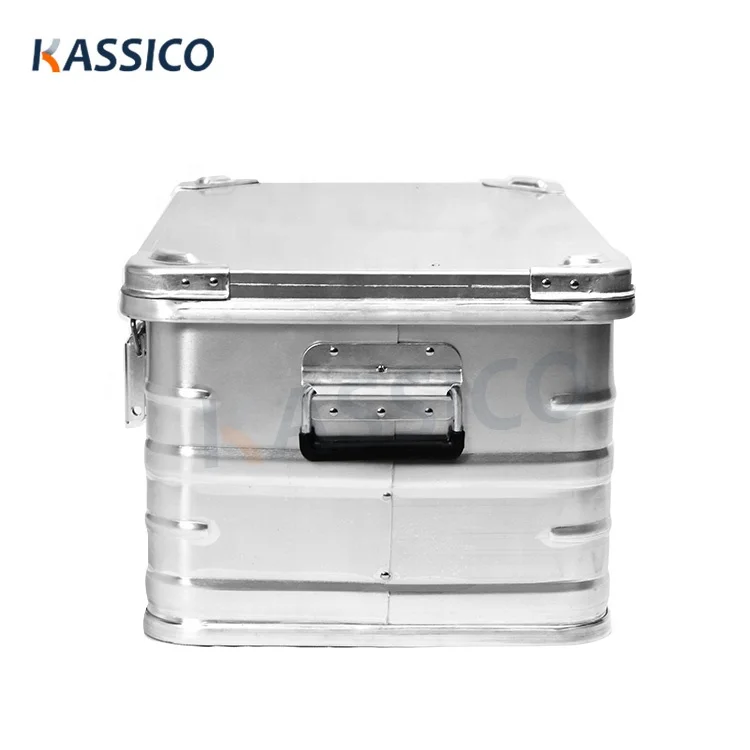 KASSICO Aluminum Storage Case Transport Box For First Responders, Clean Rooms, Hazardous Materials, Lithium Ion Batteries