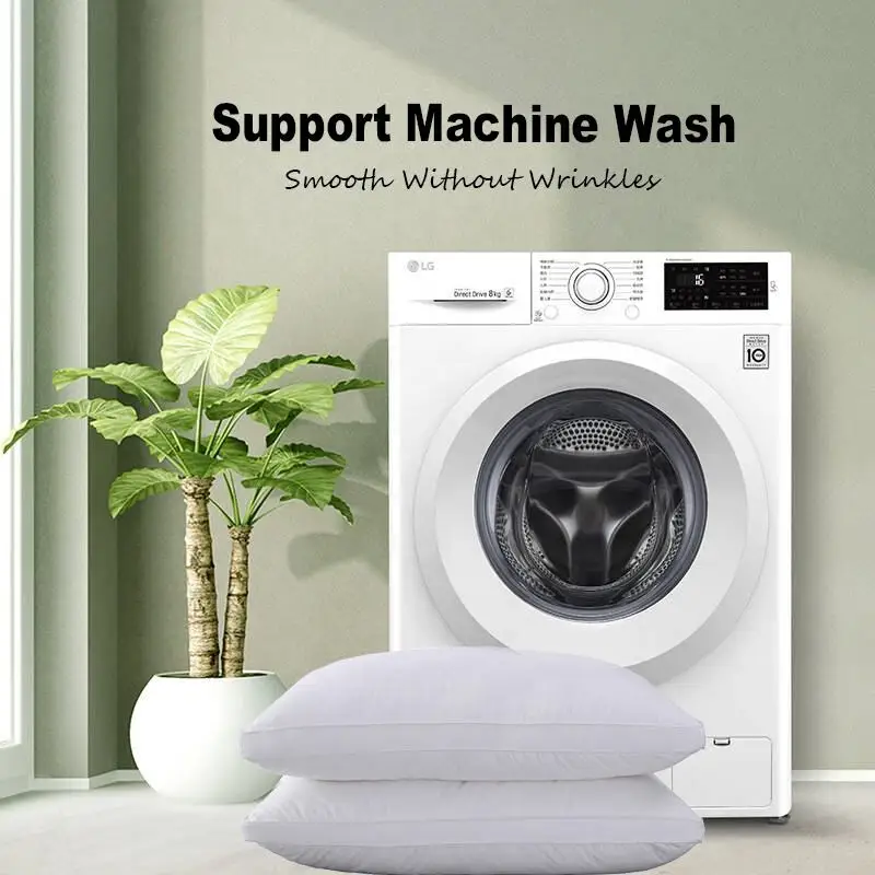 Down Feather Hypoallergenic Pillow Soft Bed Healthy Ergonomic Pillows For Sleeping Queen Size