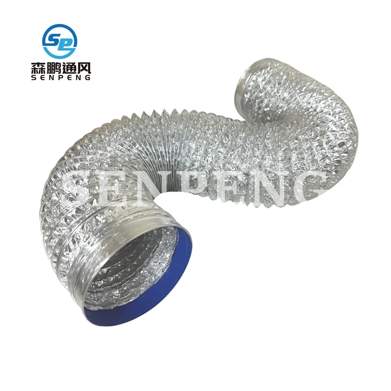 Single/Double Layer(s) Aluminum Foil Ventilation Flexible Air Duct