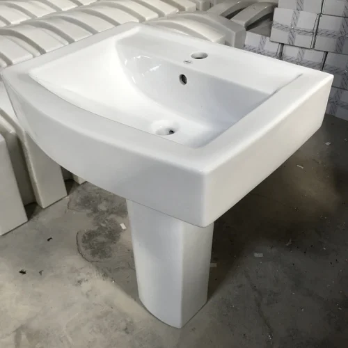 Pedestal Wash Basin floor standing ceramic basin
