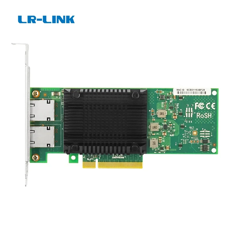PCI Express x8 10G dual copper Network Card based on Intel X710 chipset