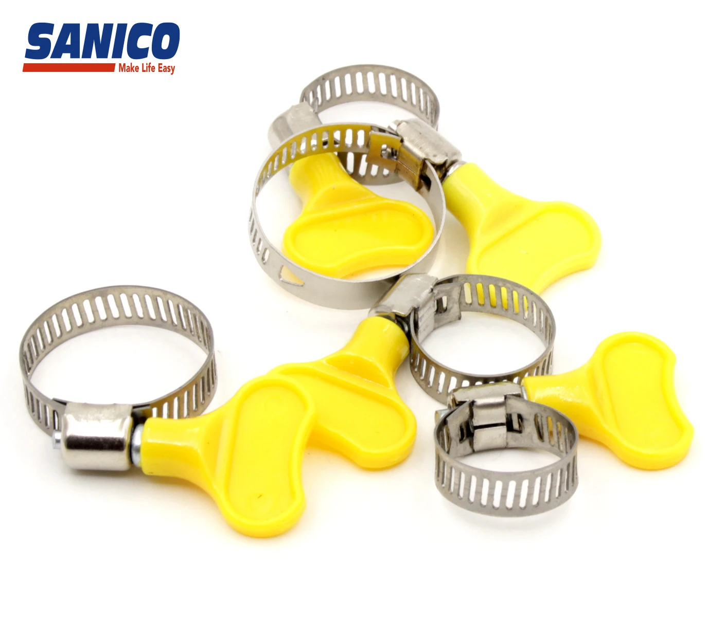 Adjustable Small Stainless Steel Hose Clamps For Tube Fastening Flexible Clip