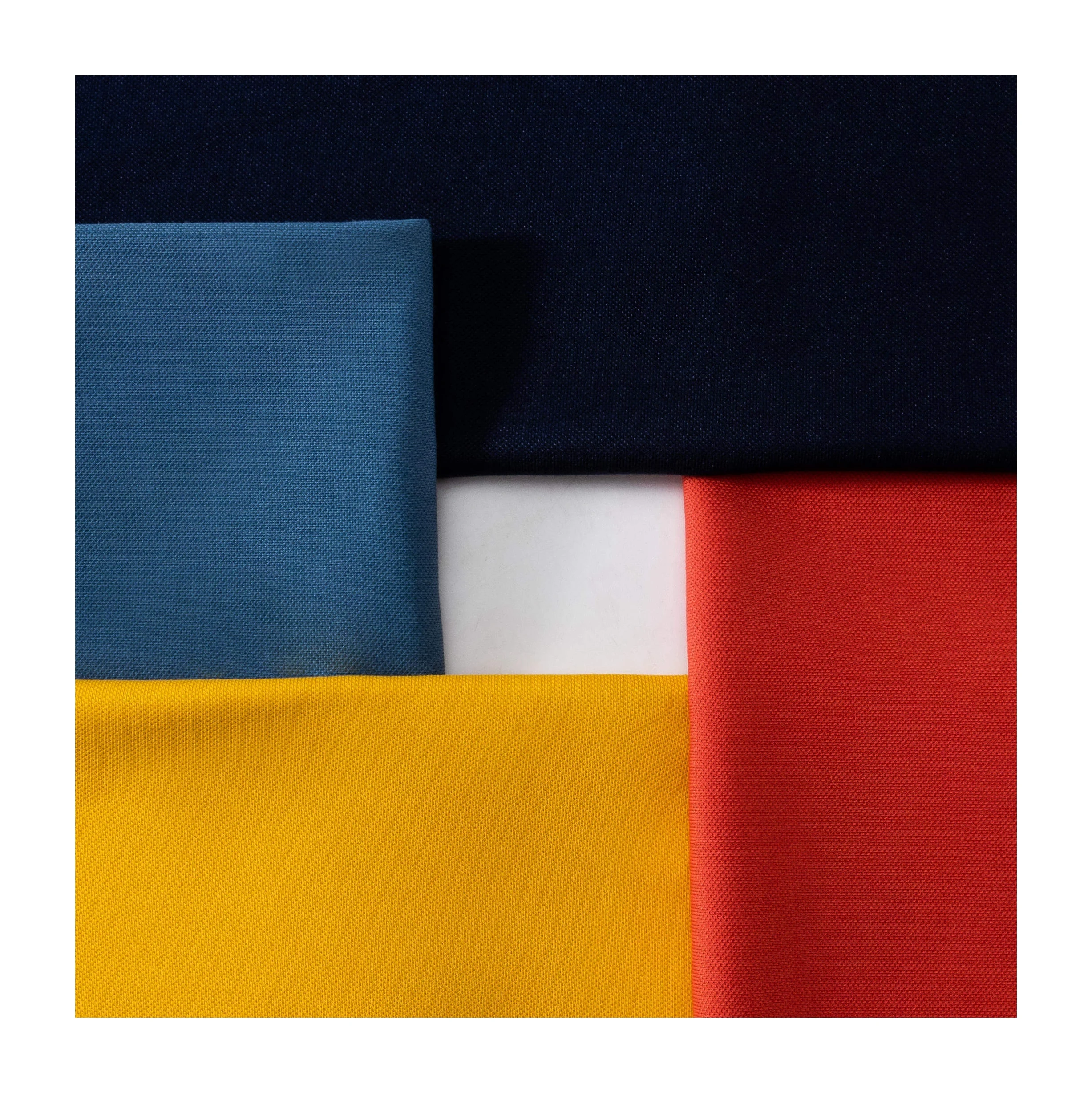 Low Price Supplier 48%Polyester48%Cotton4%Spandex Breathable Fabric 175Gsm Mesh Mercerizing Fabric