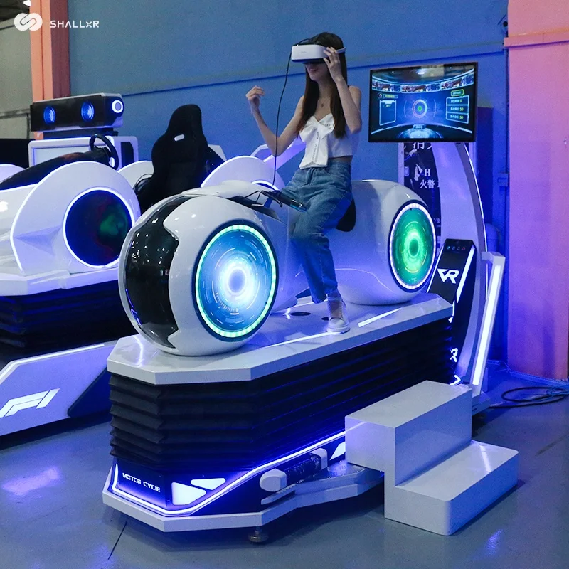 VR мотор мотоцикл 9D гоночный автомобиль игровой автомат виртуальной реальности симулятор