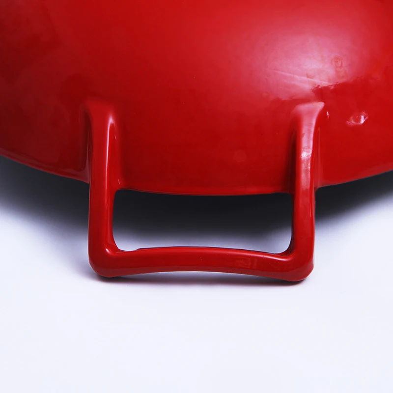 Chinese Traditional Cast Iron Wok With Double Handle