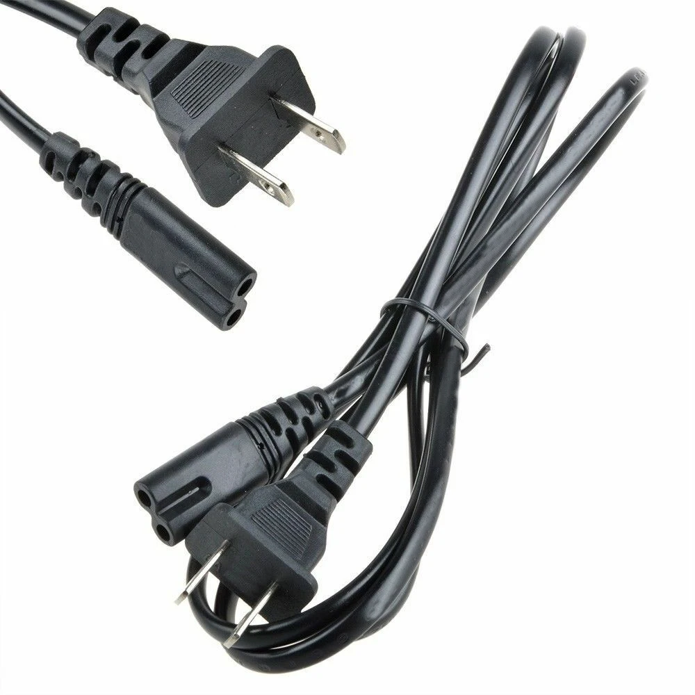 Кабель питания переменного тока для PS2/PS3/PS4/XBOX Power кордовый кабель адаптер 2-зубец Порт 1 8