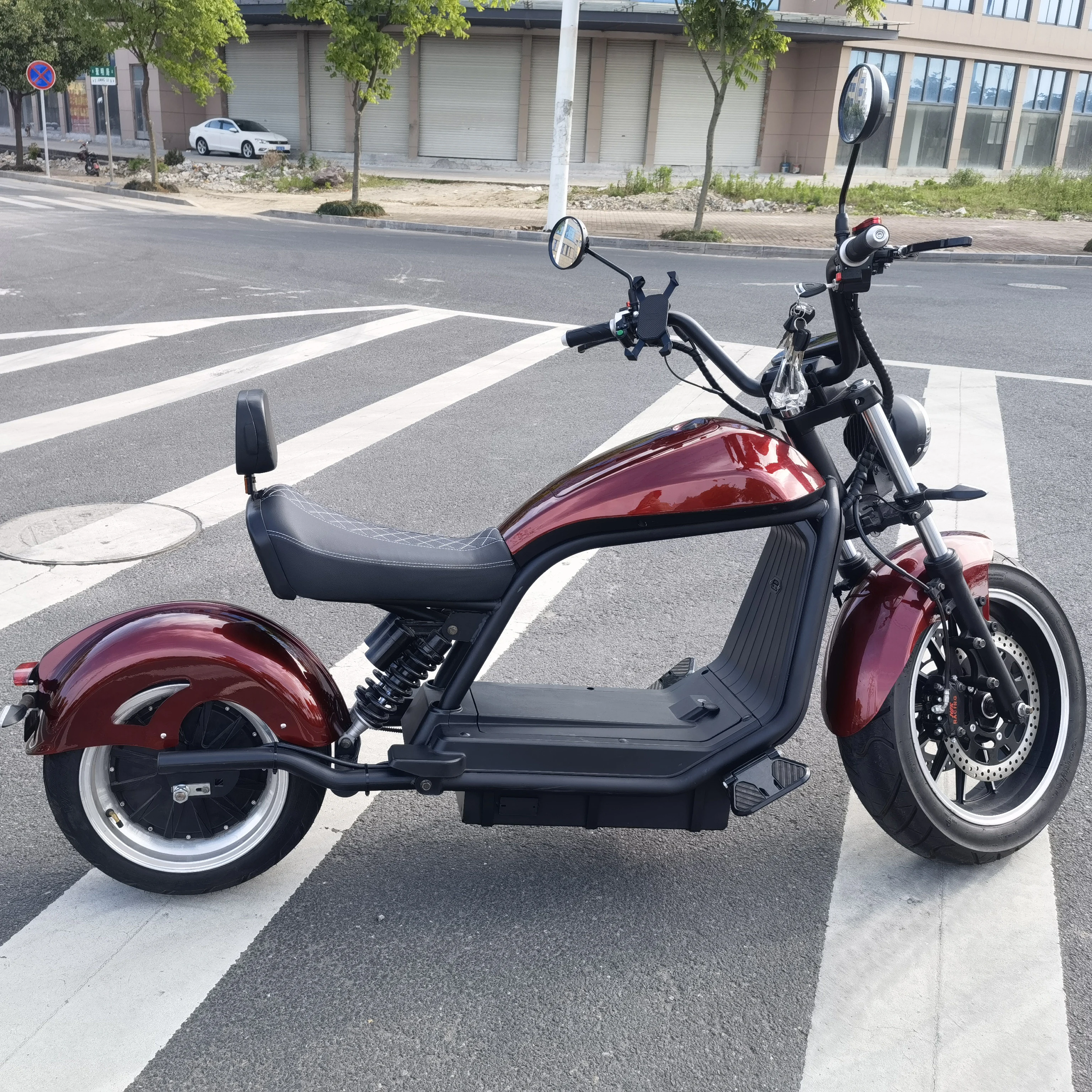 Электрический мотоцикл Citycoco с сиденьем 2000 Вт 3000 60 в