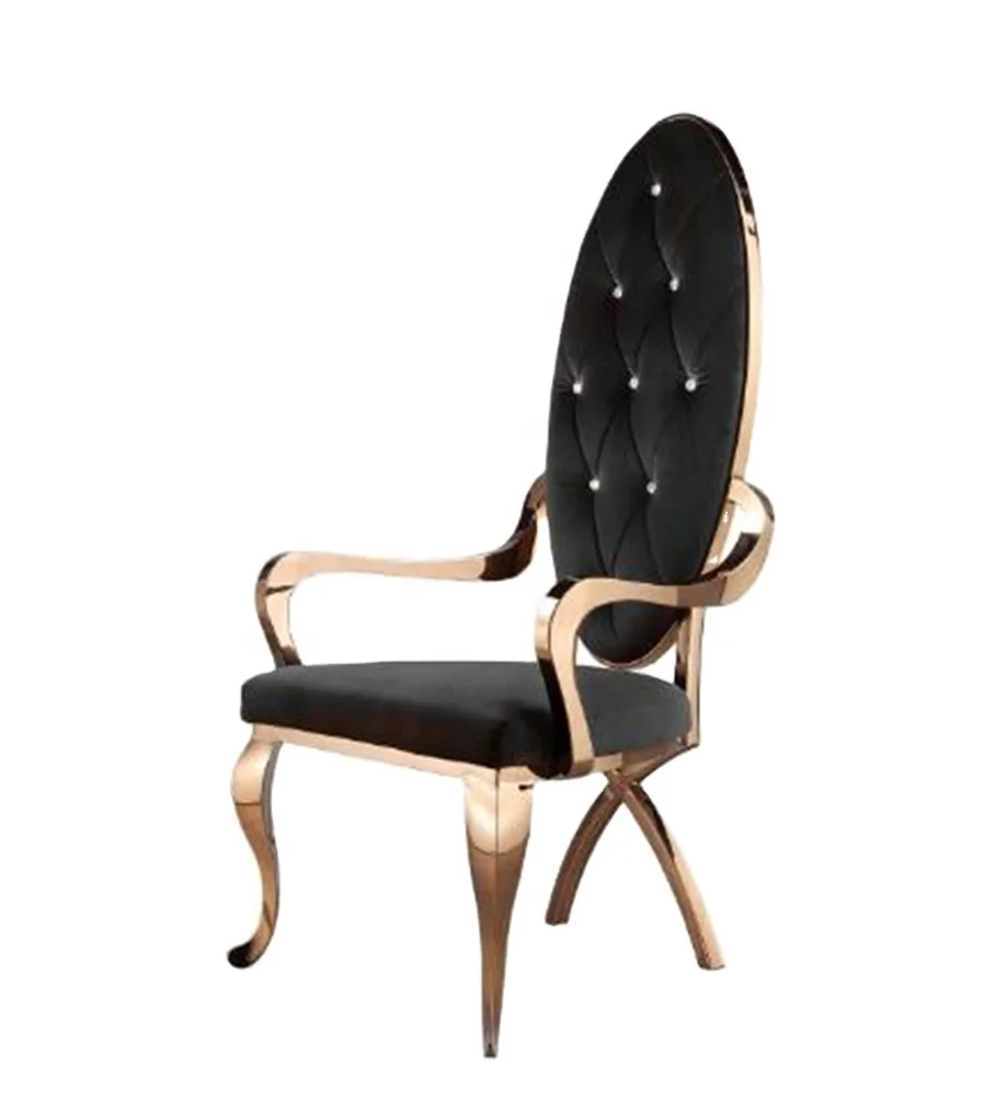 
 Ruyal бархатные стулья с высокой спинкой из нержавеющей стали для свадебного декора, праздничные банкетные стулья для мероприятий  