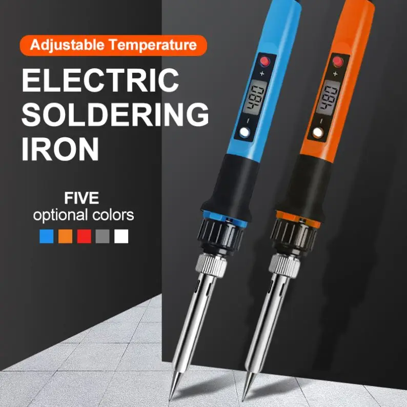 80W LCD Display digital electric soldering iron 110V/220V Adjustable temperature soldering irons