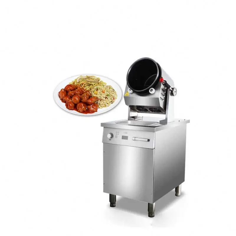 Cook machine rotating Drum household automatic frying pan