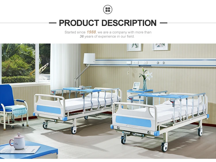 Haohan 039 Multifunction Patient Used Hospital Equipment Bed Price Clinic Metal Foldable Adjustable Electric Medical ICU Beds
