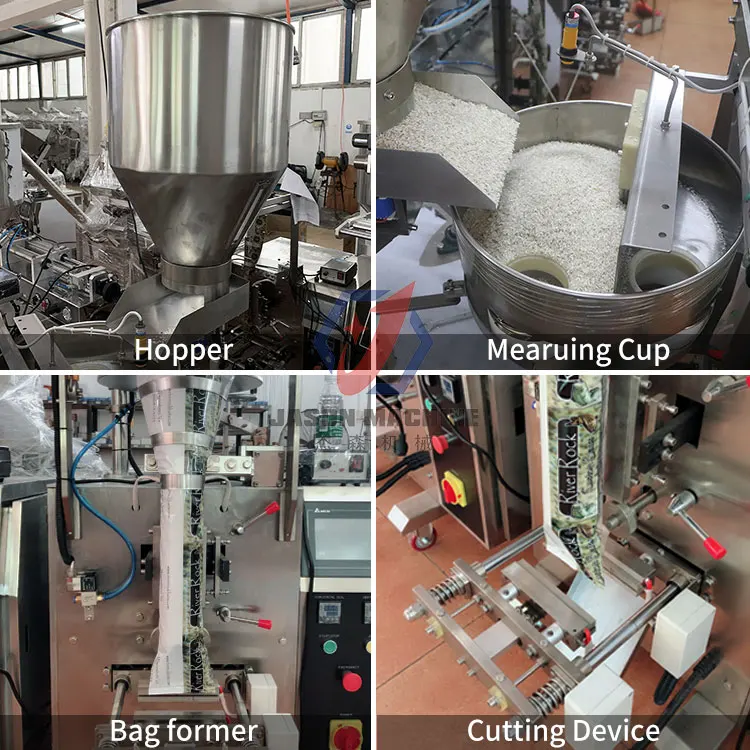 Automatic snack popcorn cashew nuts seeds beans peanut small grain packing machine