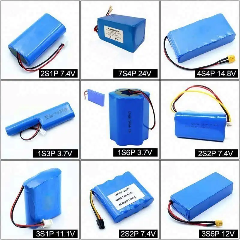 Lito Battery Lithiumionbatterypack Price For Motor Batteries12V Lithium Tray 18650 74V 3600Mah Rechargeable Pack 5V 10Ah