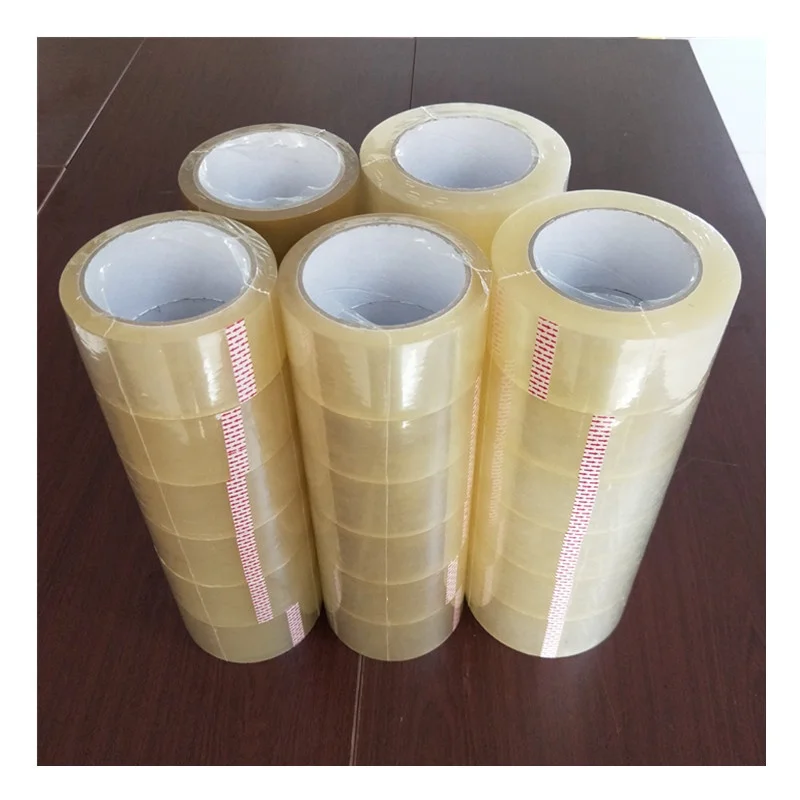 china wholesale transparent tape bopp adhesive box moving shipping packing tapes 150 meters
